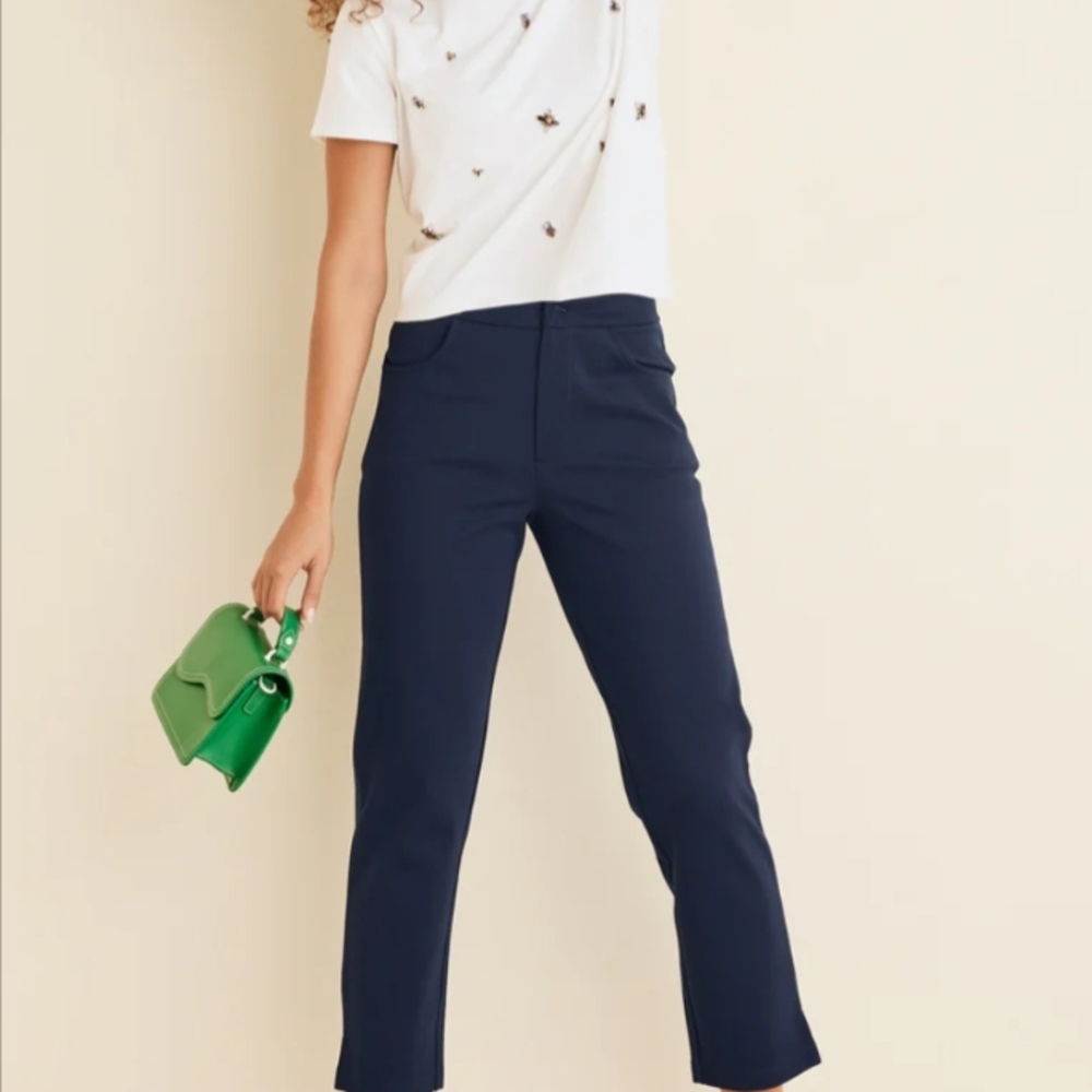 Venus High Waisted Navy Women's Pants